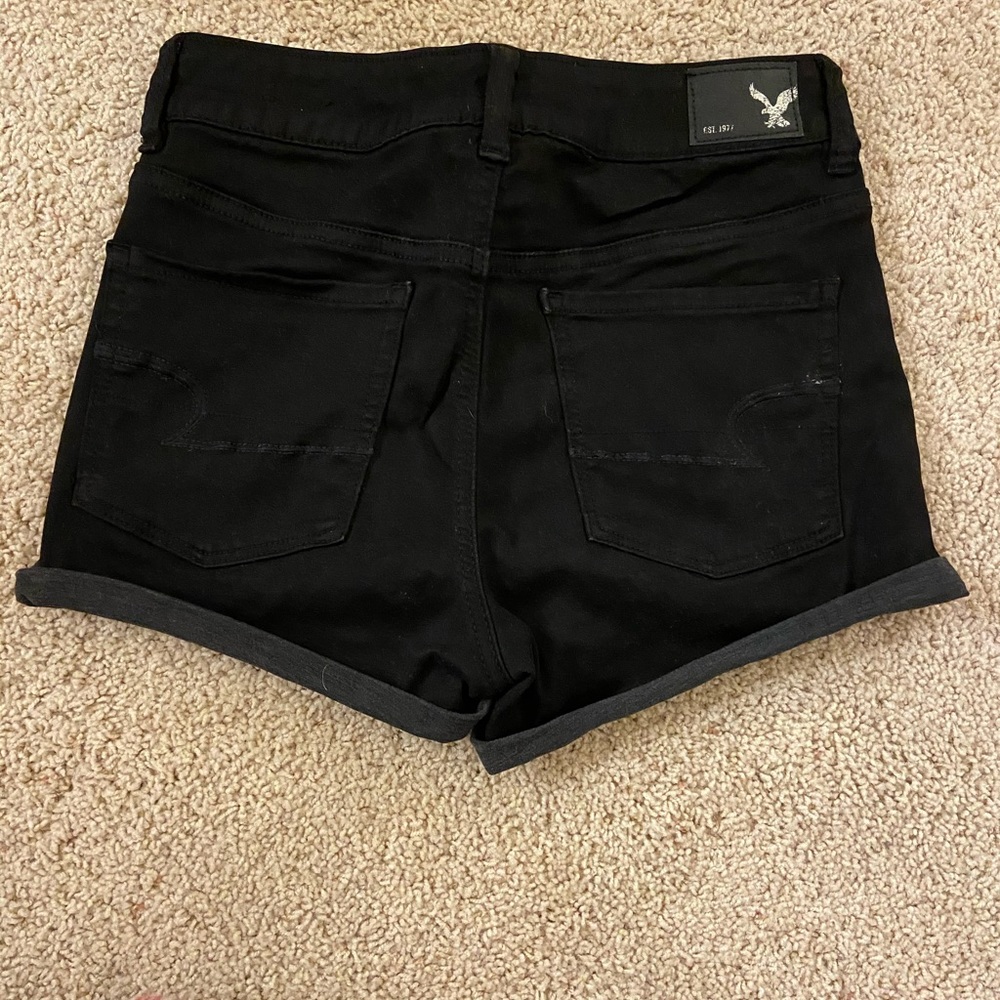 AEO Sateen Super Super Stretch Hi-Rise Shortie